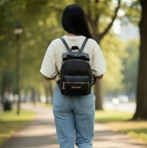 Juicy Couture Black Mini Women's Backpack